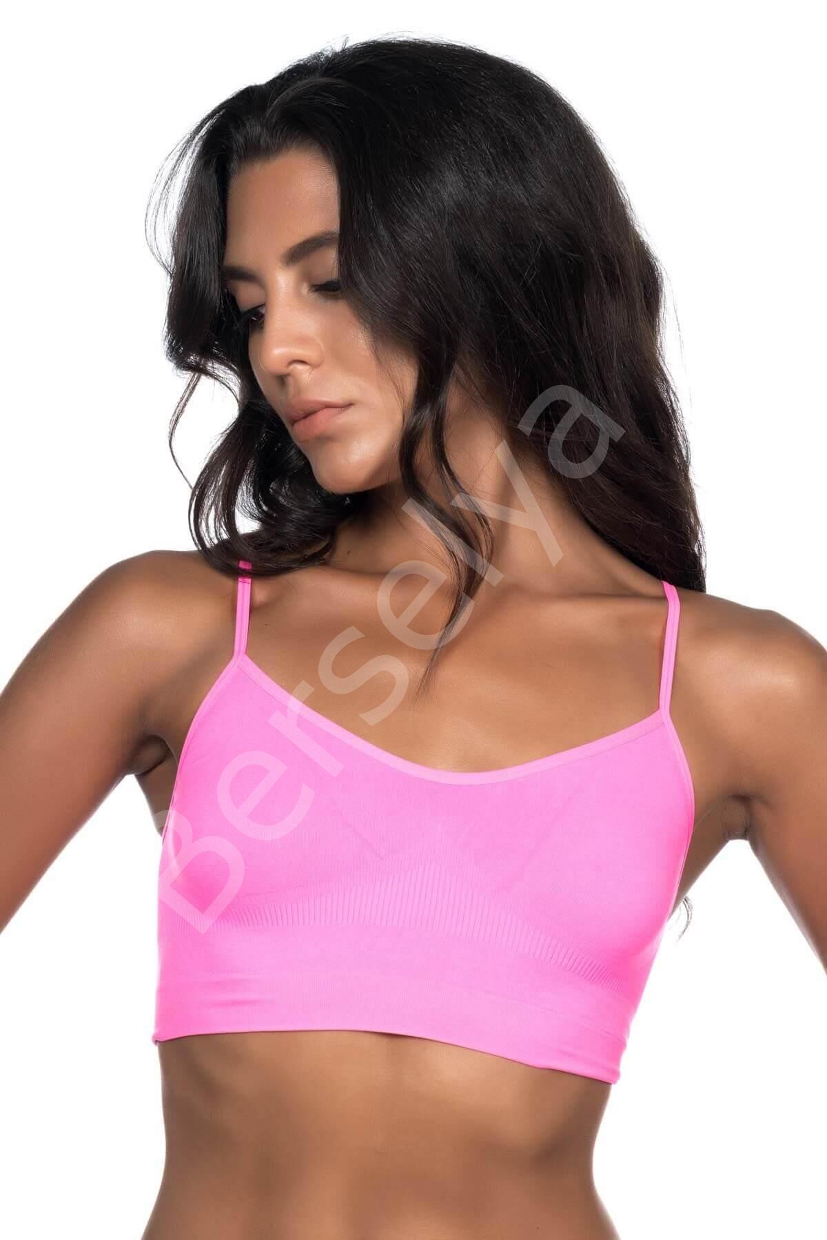 Neon Fuşya Mı Emay 4003 Soft İp Askı Büstiyer