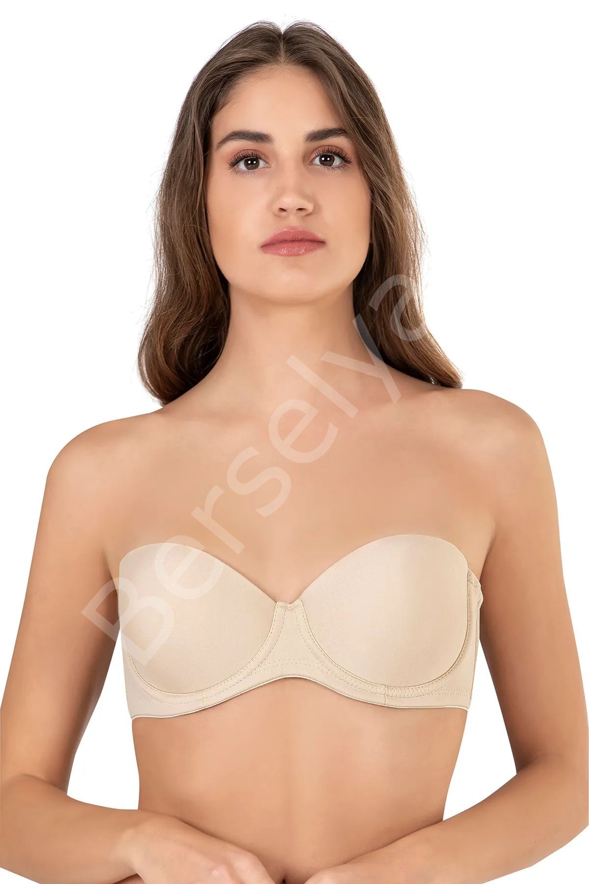 Orkide Kadın Ten Push-up Dolgulu Straples Sütyen 2850