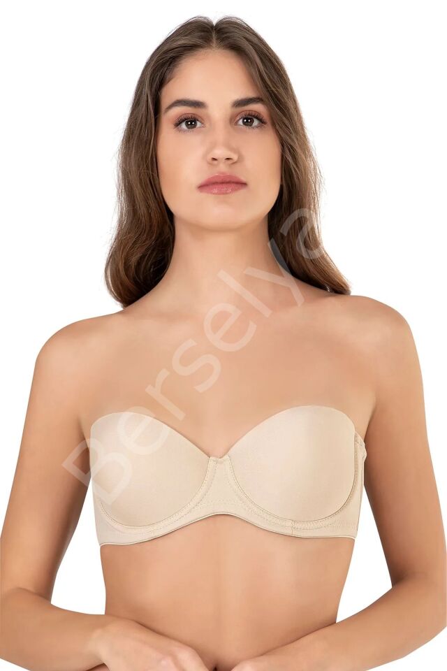 Orkide Kadın Ten Push-up Dolgulu Straples Sütyen 2850
