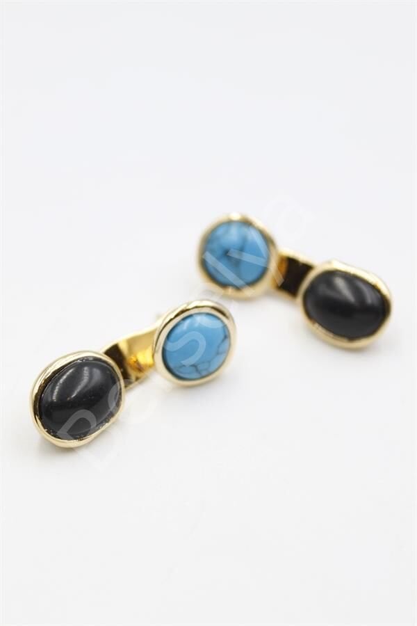 Taşlı Küpe - Altın