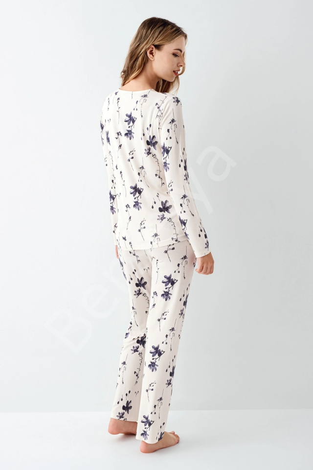 Arnetta 3410-s Kadın Uzun Kol Pijama Takım
