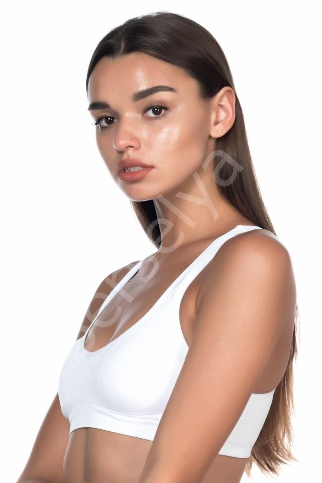 Beyaz Mı Emay 4025 Pedli Sporcu Büstiyer