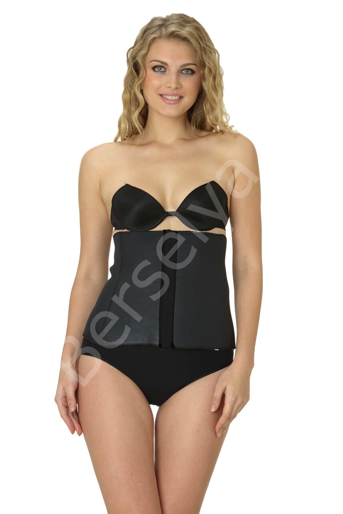 Siyah Mı Emay 9150 Cırtlı Bel Korse