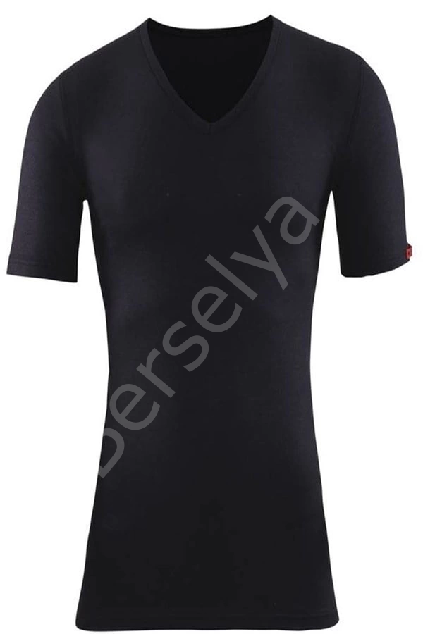 Bsm Unisex V Yaka Kısa Kol Termal Body 10303