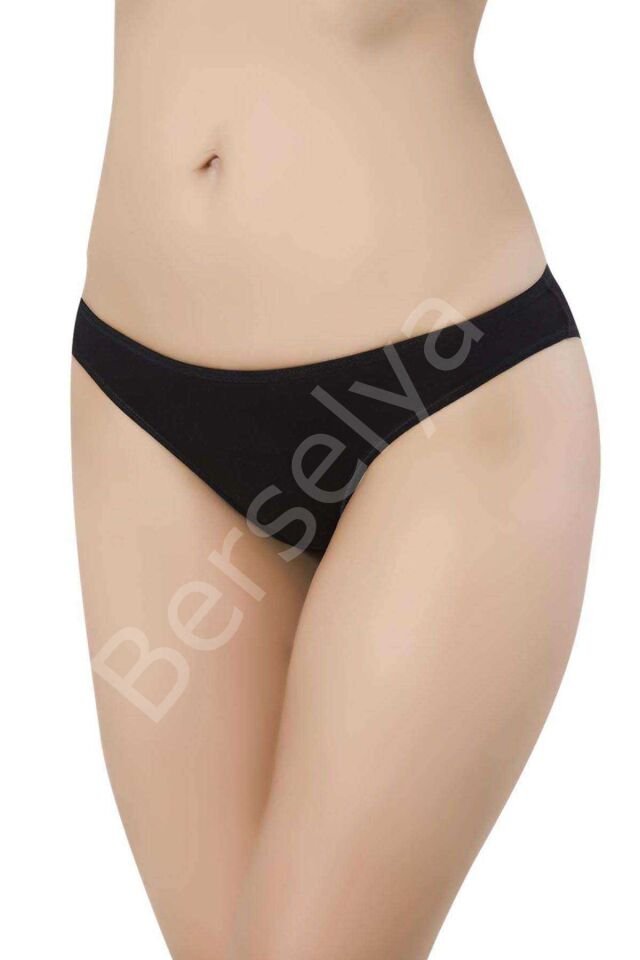 12 Adet Eko Set Likralı Kadın Slip Külot Çok Renkli 6