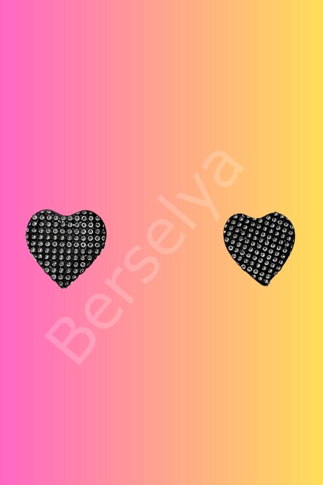 Kalp Üstü Taşlı Göğüs Ucu 85001g