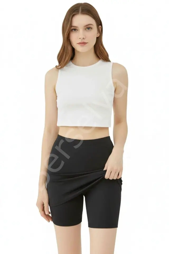 Etekli Şort  Kadın Ak4232