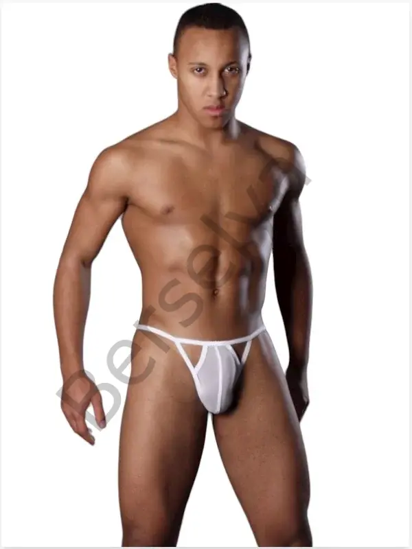 Fantezi Beyaz Transparan Erkek İç Çamaşırı