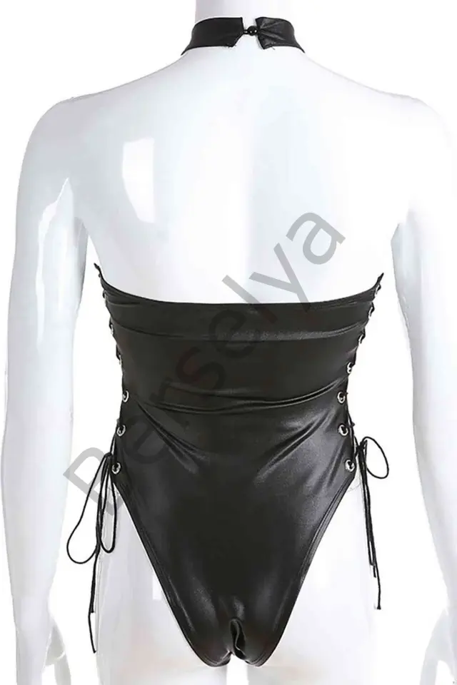 Fantezi Yanları Kuş Gözlü Yandan Bağlamalı Seksi Babydol