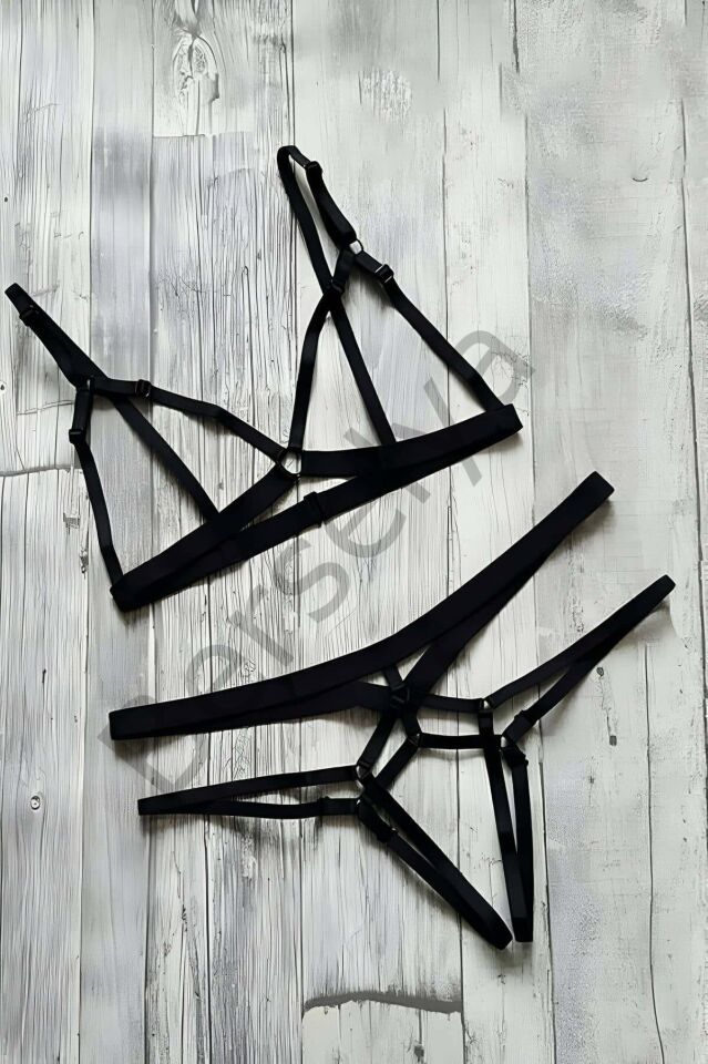 Özel Tasarım Seksi Lastik Harness Takım - Brf162