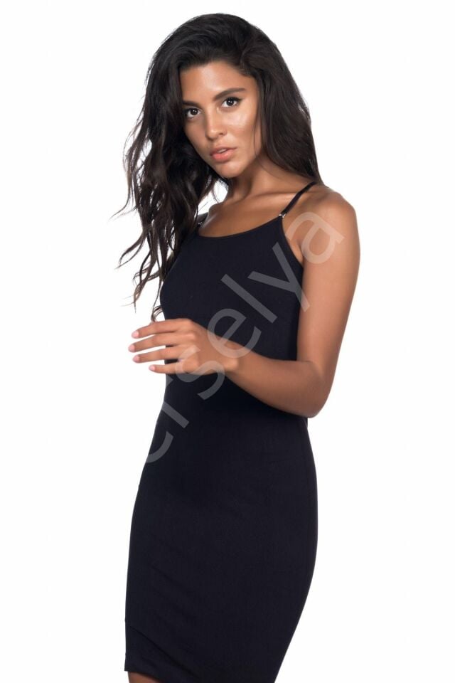 Siyah Mı Emay 5050 Kombinezon Korse