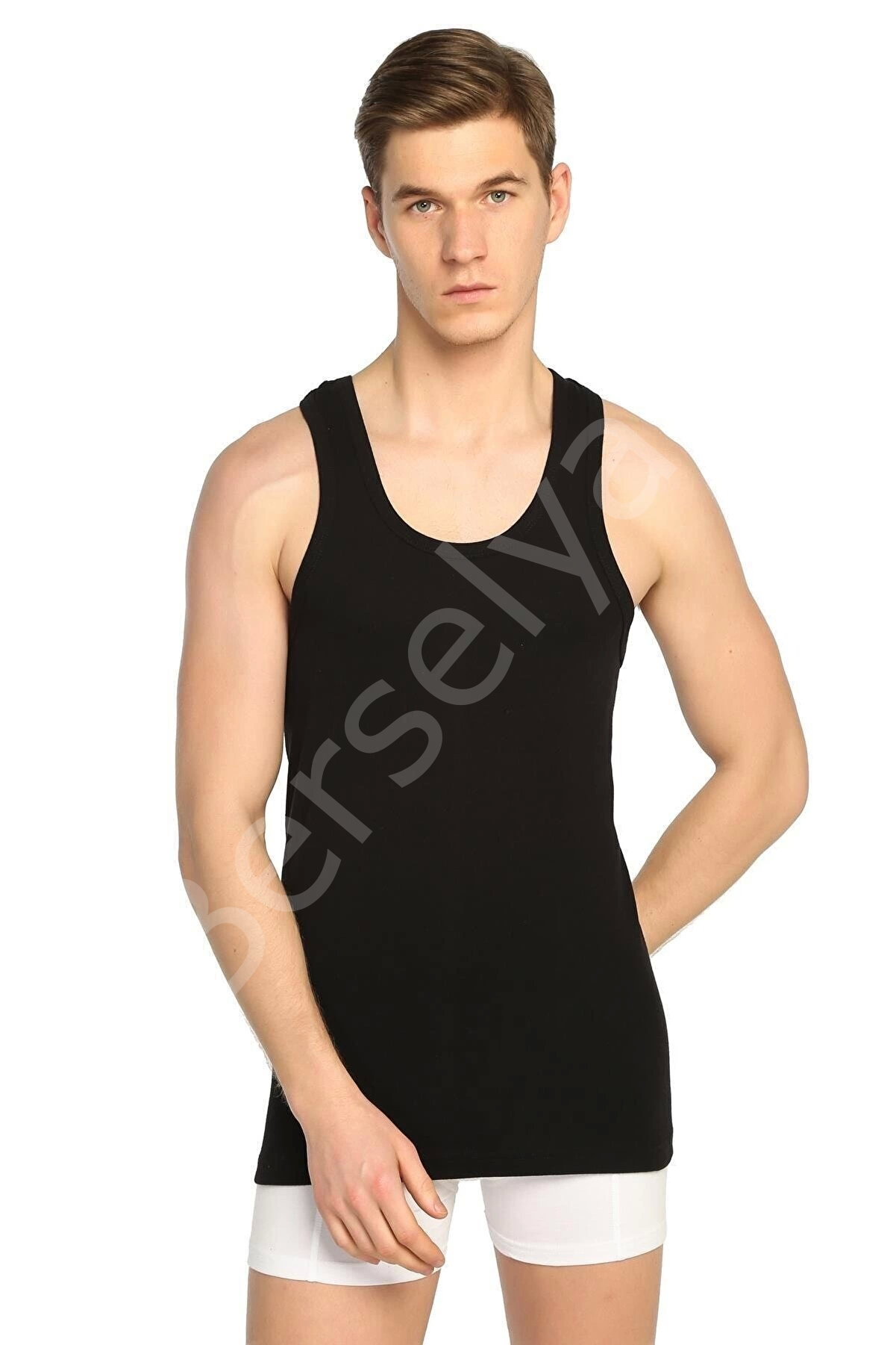 Star 203 Erkek  Modal Çapraz Atlet