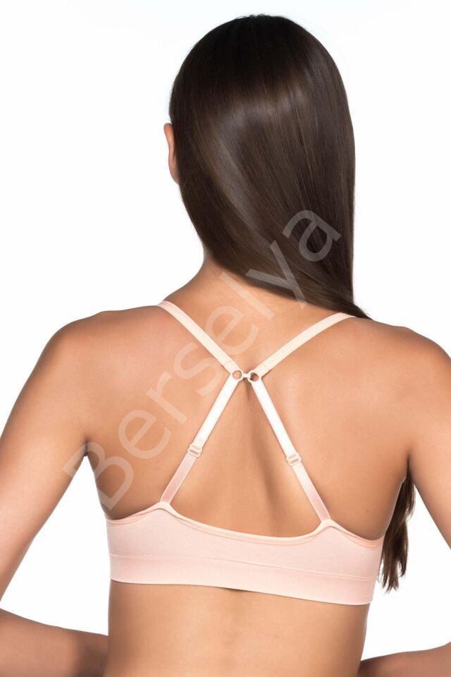 Pudra  Mı Emay 4020 Pedli İnce Askılı Büstiyer