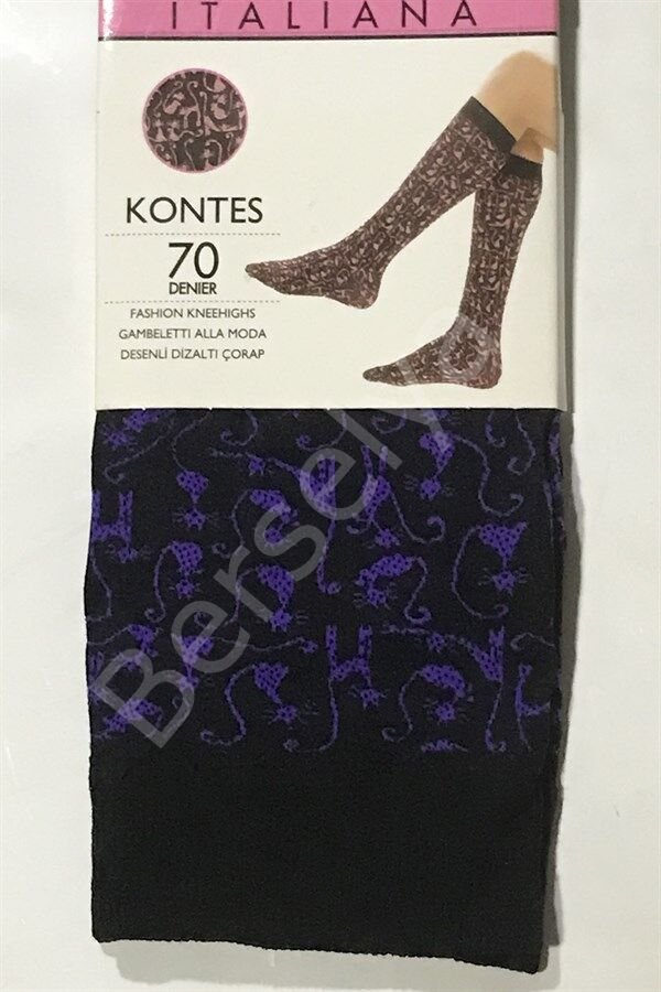 İtaliana Kontes Dizaltı Beyaz Standart