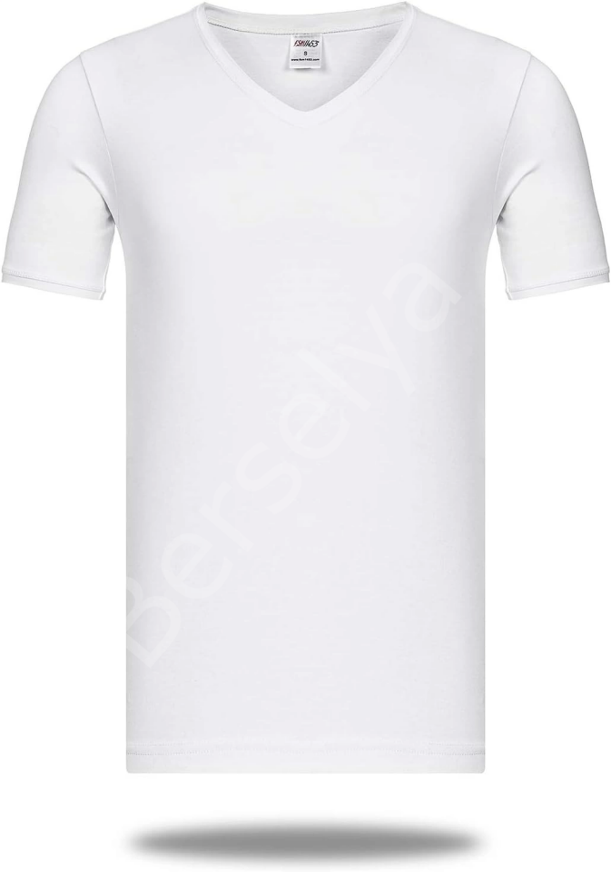 Star 206 Modal Yarım Kol V-yaka T-shirt Atlet