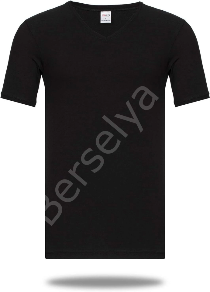 Star 206 Modal Yarım Kol V-yaka T-shirt Atlet