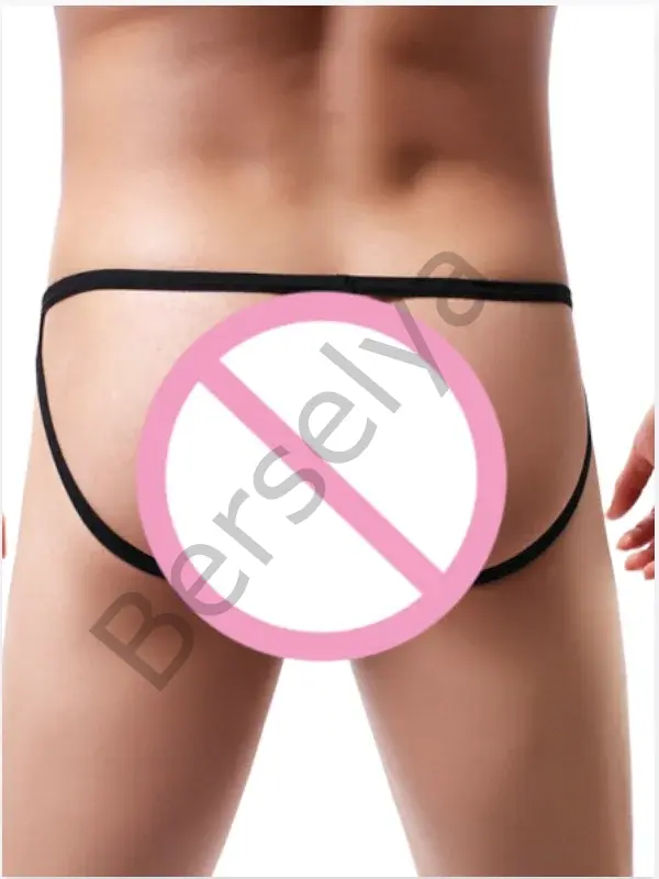 Fantezi Arkası Açık Seksi File Erkek Kilot ( Pedsiz )