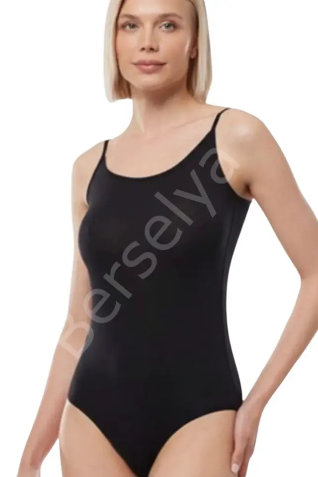 Dikişsiz İp Askılı Badi  Kadın Ak4247