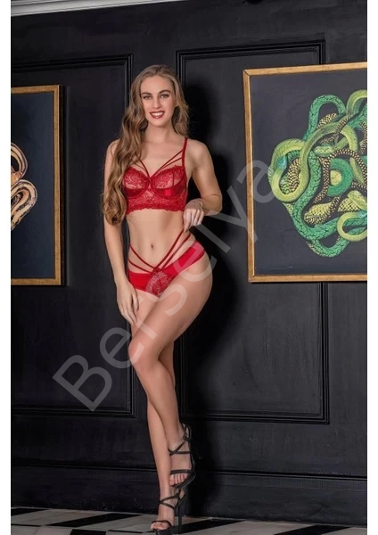 Gallipoli 31632 Transparan Bralet Ve String Takım