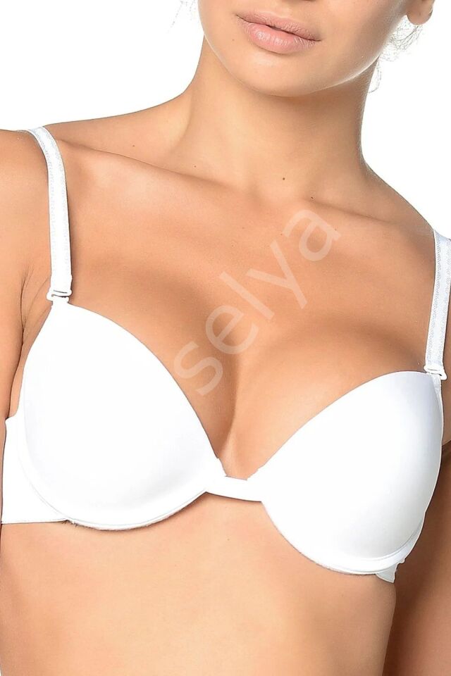 Orkide Kadın Ekru Push-up Dolgulu Basıc Sütyen 2350