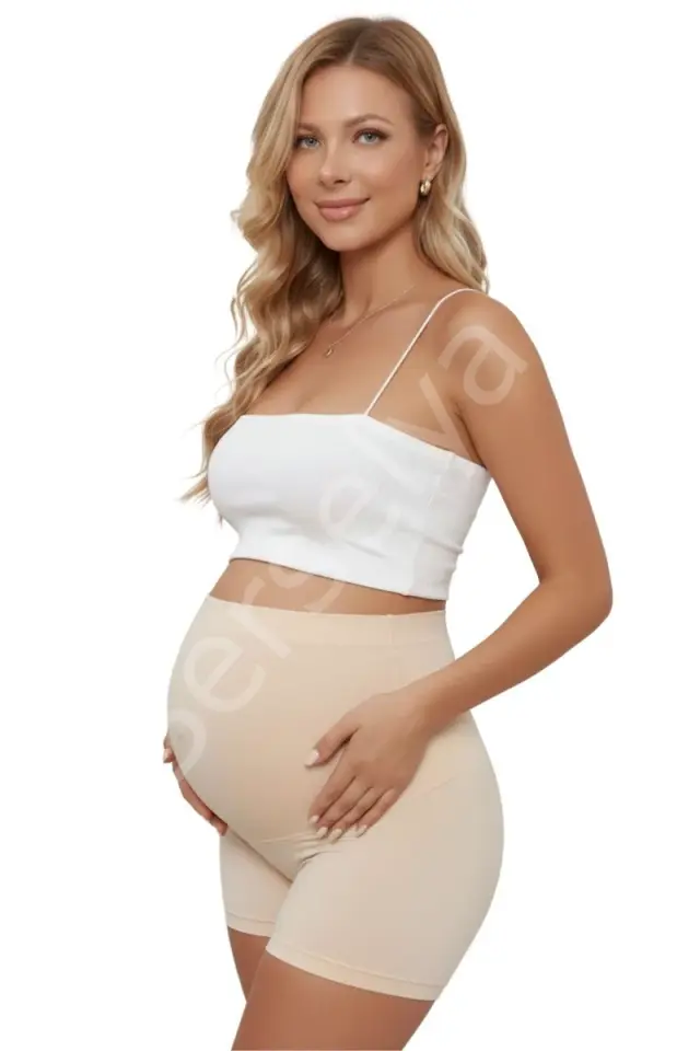 Hamile Şort Dikişsiz  Kadın Ak4250