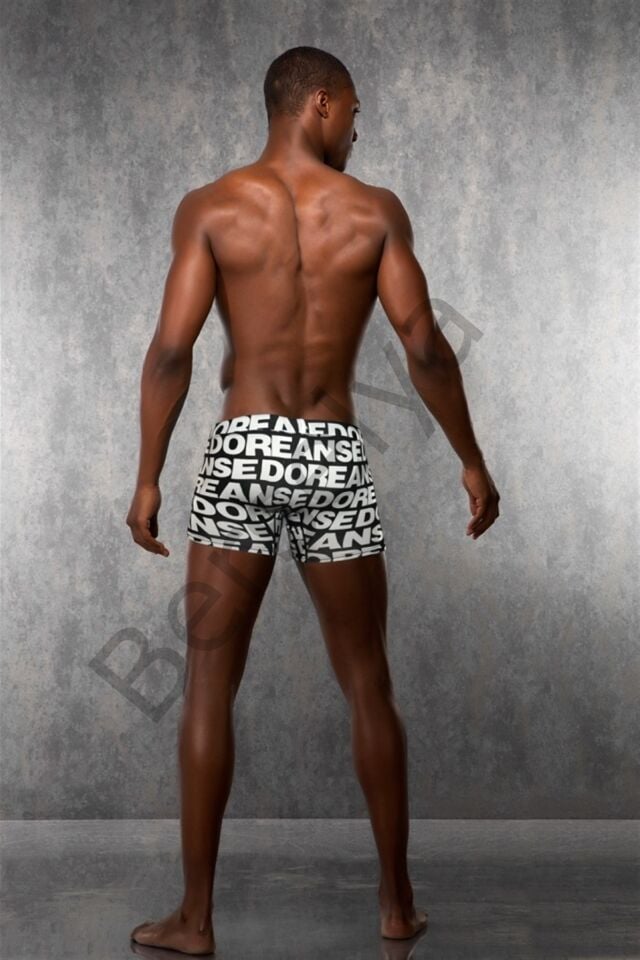 Doreanse Yazı, Baskılı Erkek  Boxer 1896