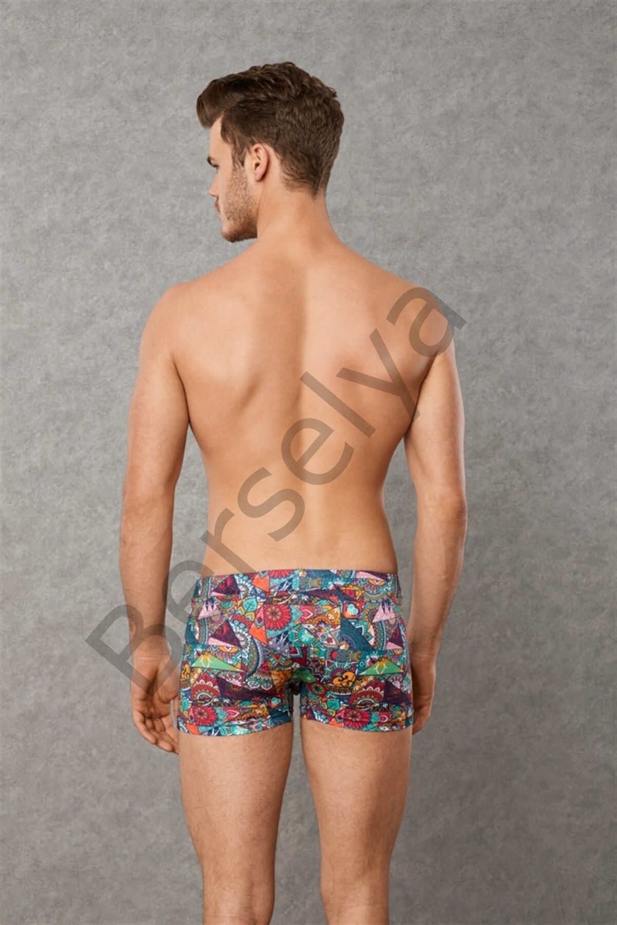 Doreanse Patchwork, Desenli Erkek  Boxer 1807