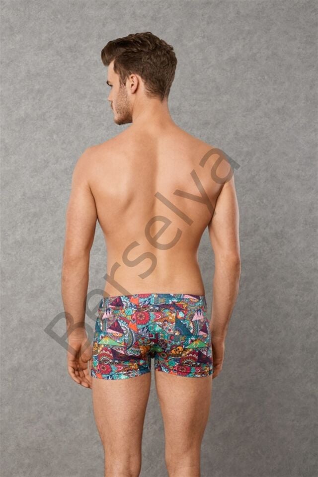 Doreanse Patchwork, Desenli Erkek  Boxer 1807