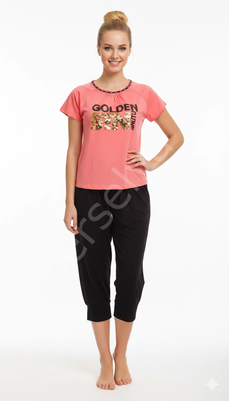 Berrak Bayan Yazlık Pijama Takımı 5242