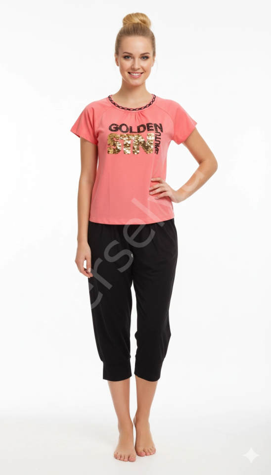 Berrak Bayan Yazlık Pijama Takımı 5242