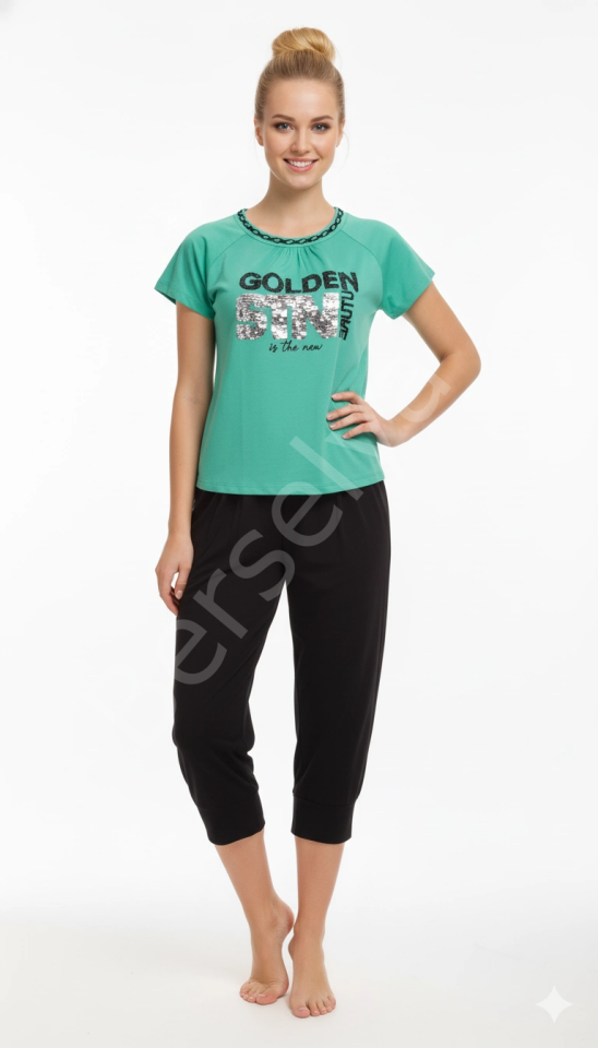 Berrak Bayan Yazlık Pijama Takımı 5242