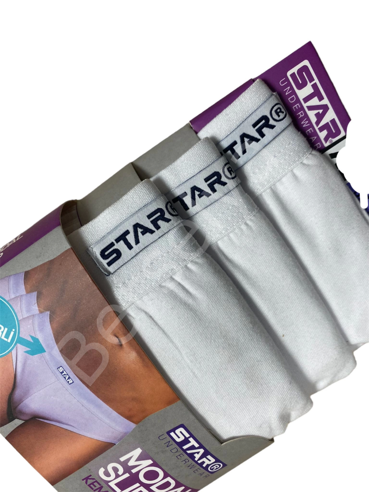 Star 109 Erkek  3'lü Modal Slip