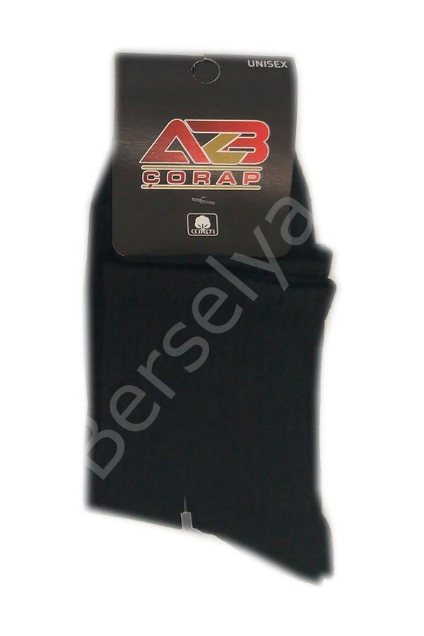 Kolej Kız Düz Siyah Çorap