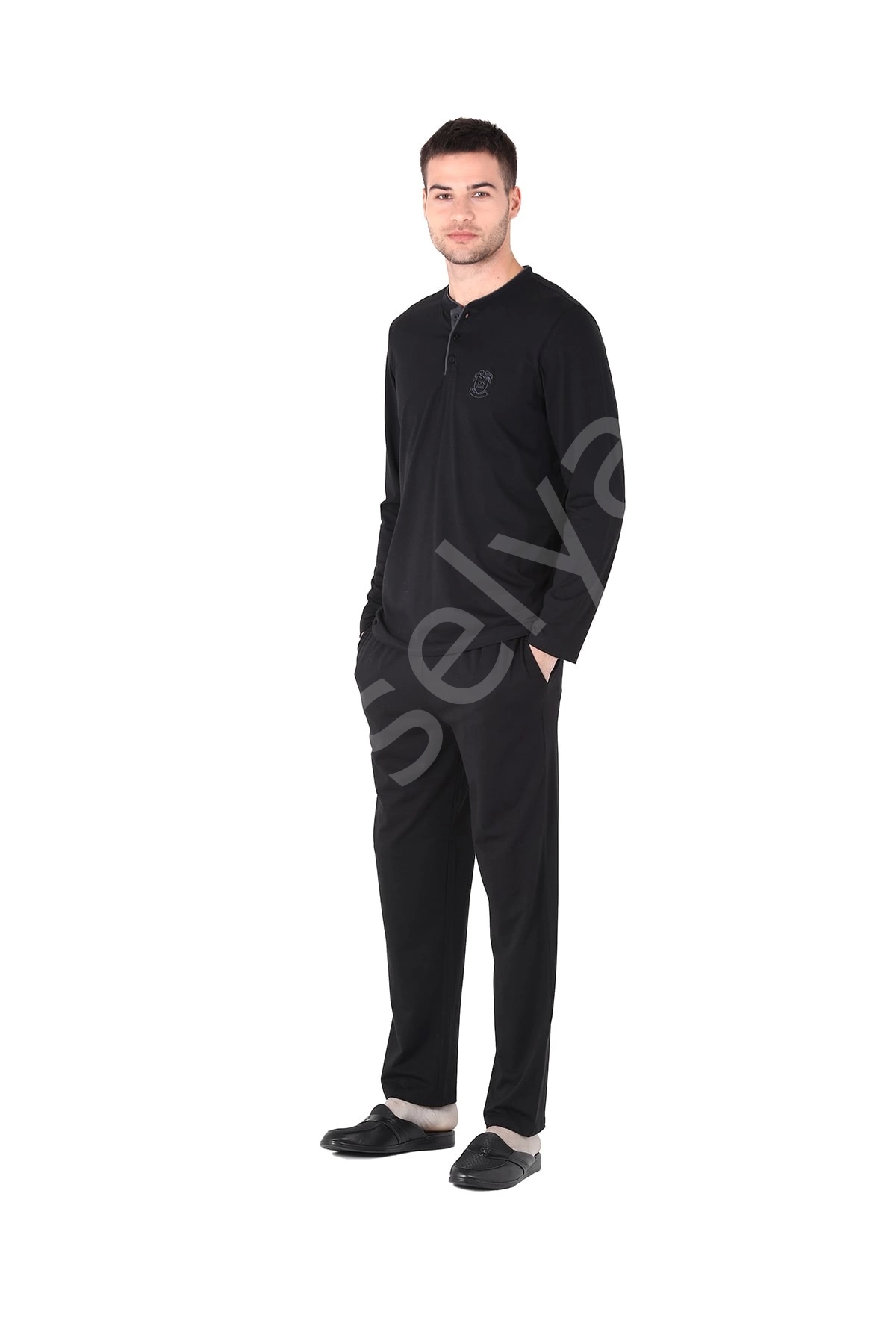 D's Damat 221001 Uzun Kol Pijama Takımı