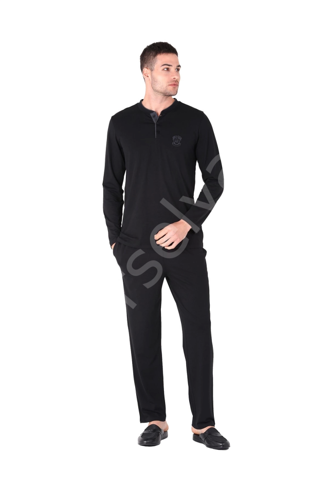 D's Damat 221001 Uzun Kol Pijama Takımı