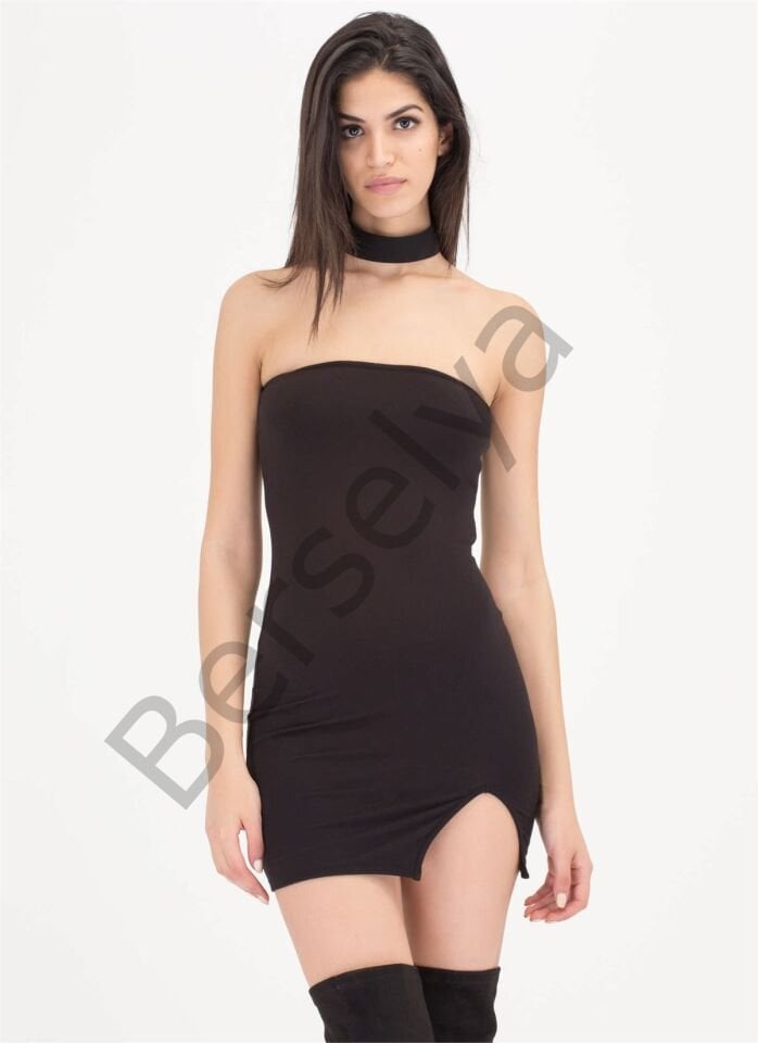 B101426 Dar Mini Elbise