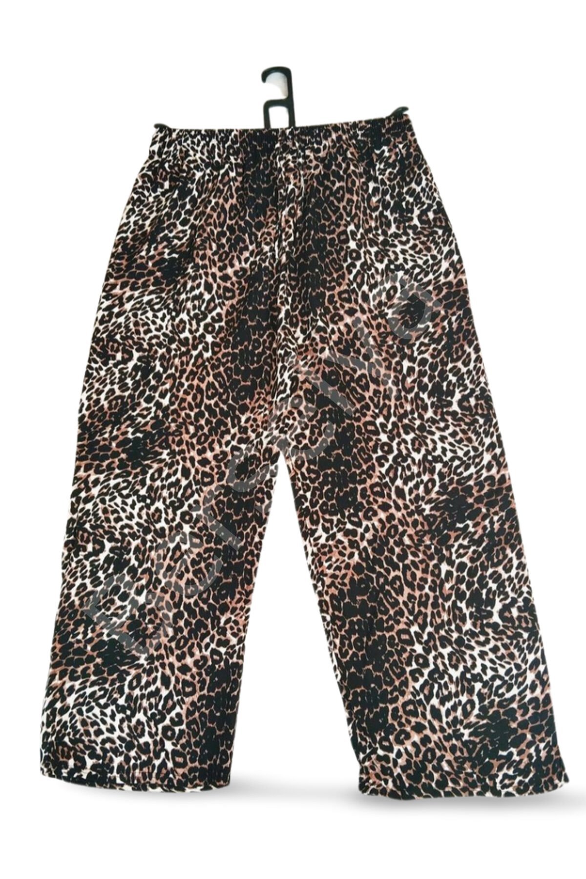 İthal Viskon Geniş Paça Şık Etnik Otantik Desenli Pantolon - Royaleks - Desen2