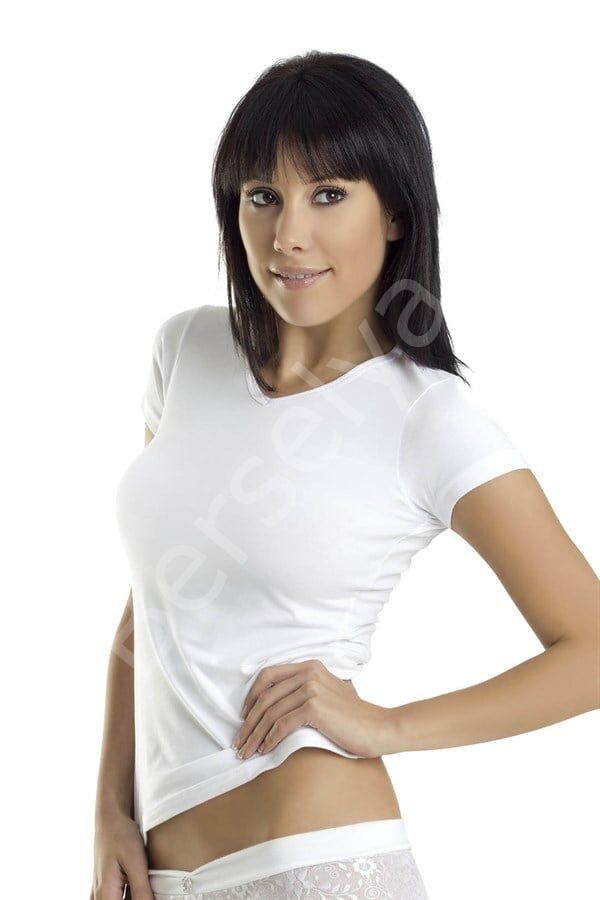 Berrak Bayan Kısa V Yaka 2132