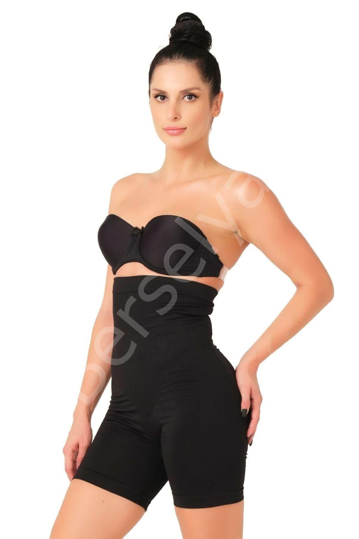 Siyah Mı Emay 2007 Yüksek Bel Paçalı Korse