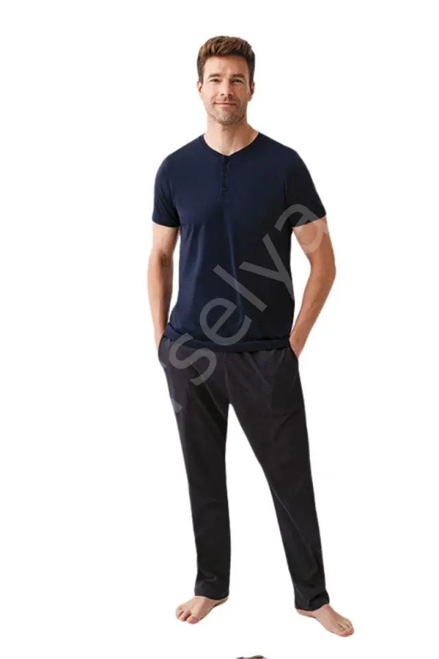 Erkek Üçlü Pijama Takım Ar3691-s