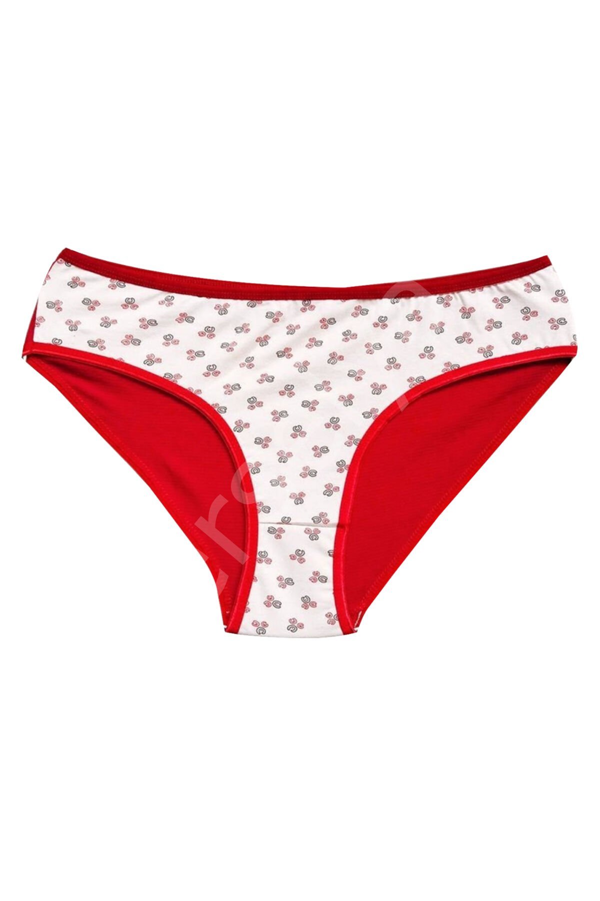 Pamuklu Geniş Kenarlı Likralı Desenli Bato Kadın Külot Desen 6