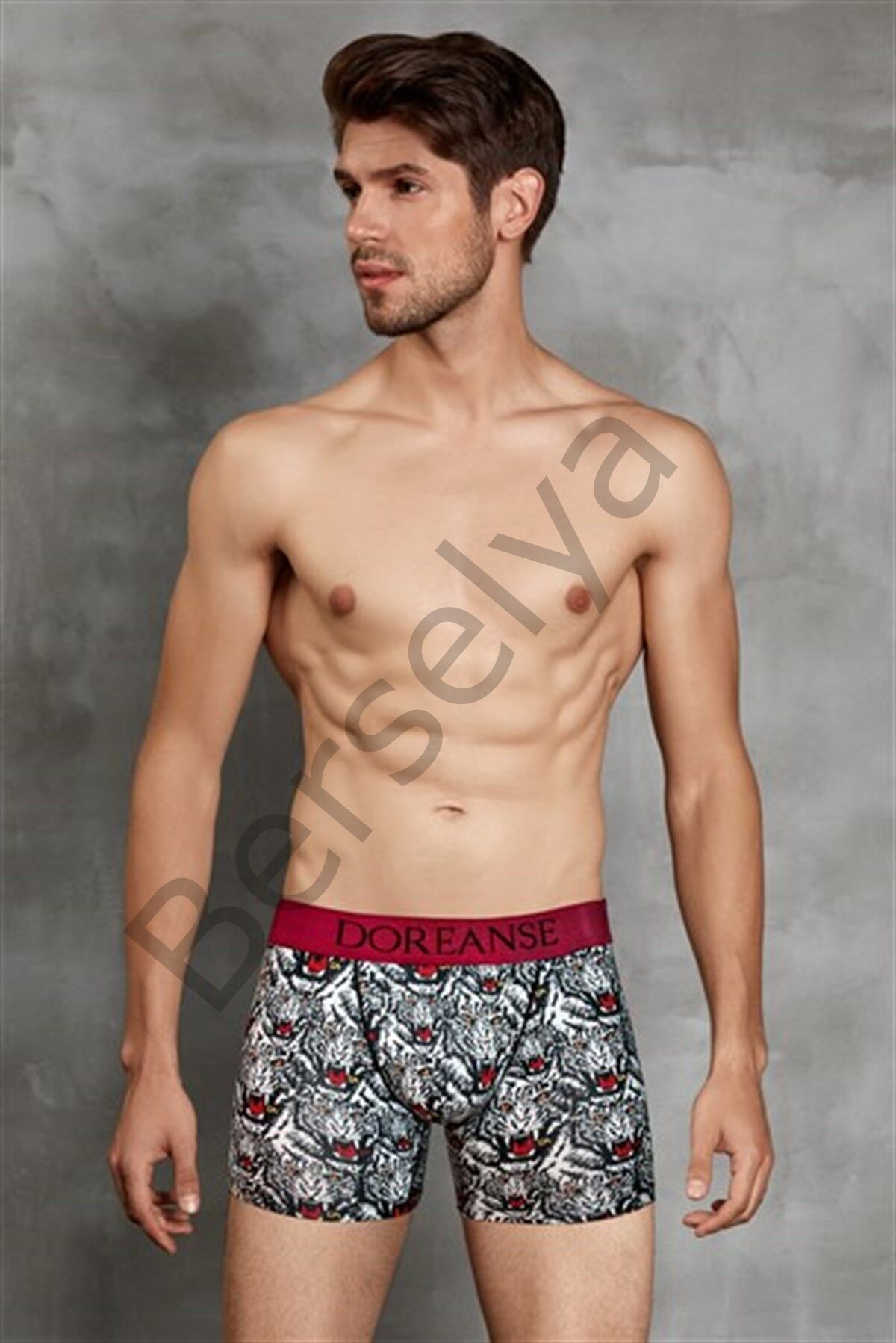 Doreanse Erkek  Modal Baskılı Boxer 1812