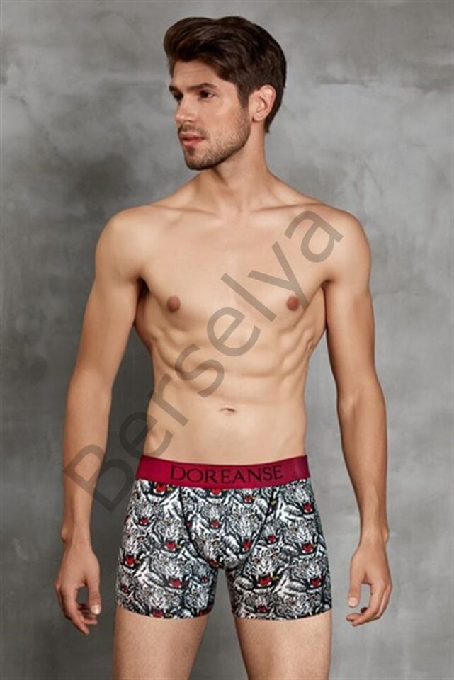 Doreanse Erkek  Modal Baskılı Boxer 1812
