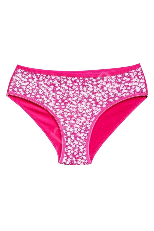 Pamuklu Geniş Kenarlı Likralı Desenli Bato Kadın Külot 3'lü Paket Set3