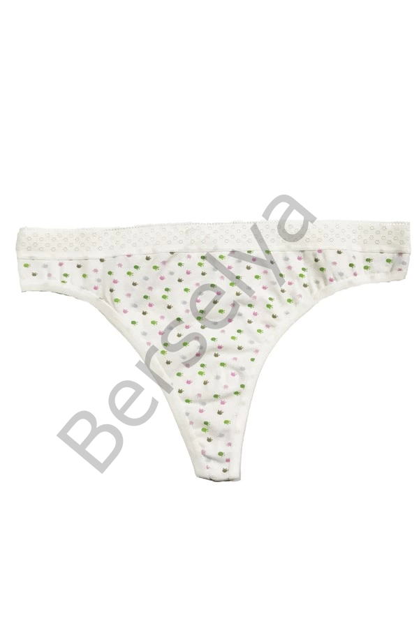 Berrak Kadın Pati Baskılı Tanga 2339