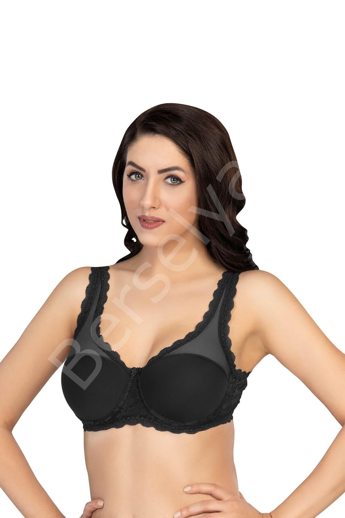 Siyah Mı Emay 172 D Pedli Dantelli Balenli Minimazer