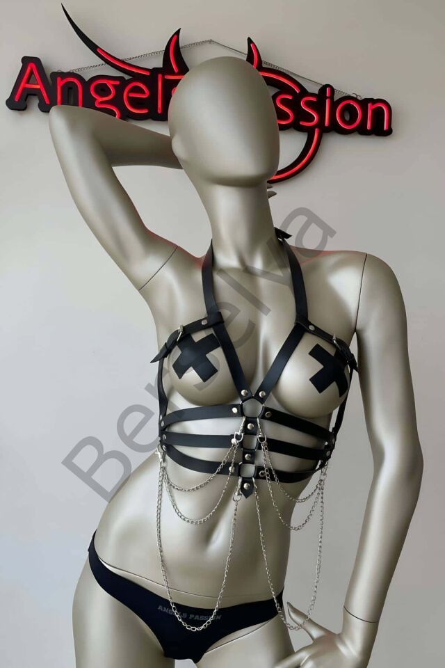 Yeni İç Giyim Deri Fantazi Modeller, Seksi Deri İç Giyim - Brf9