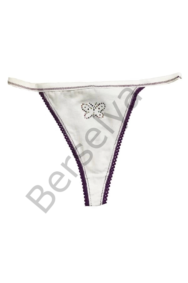 Berrak Kadın Taş Baskılı Tanga 2280