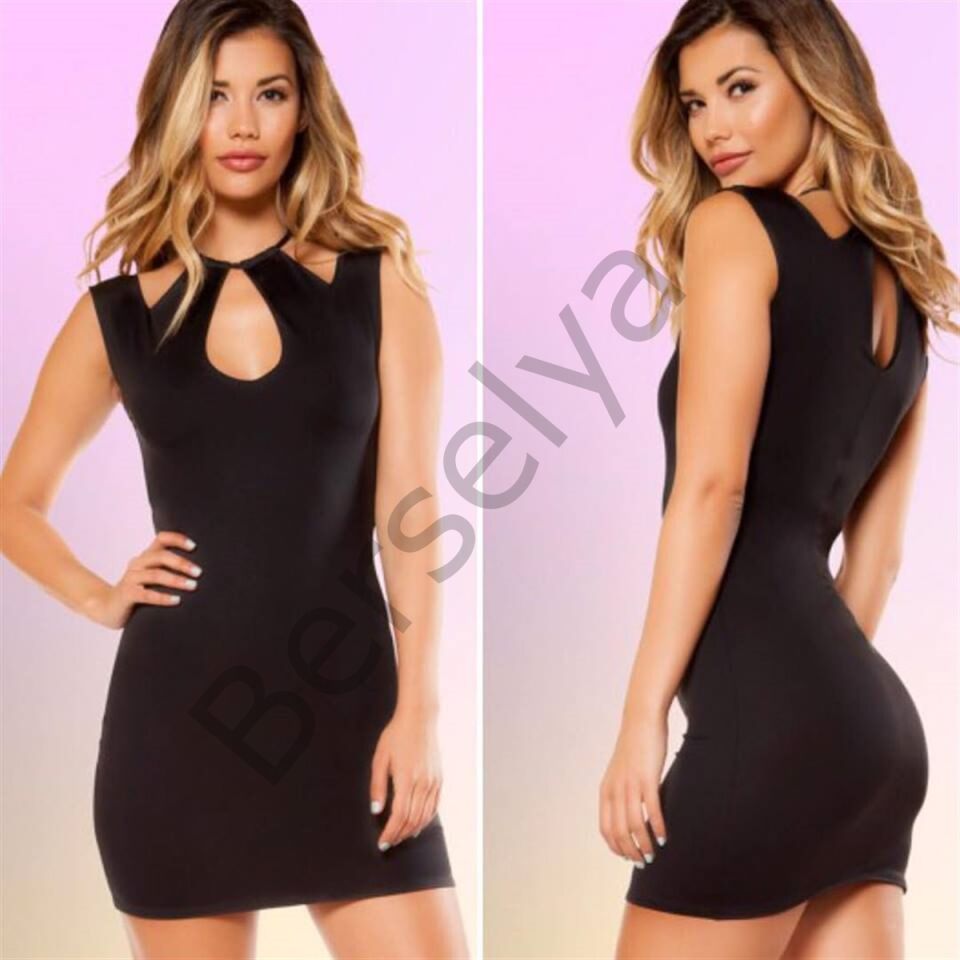 Özel Kesim Tasarım Mini Elbise