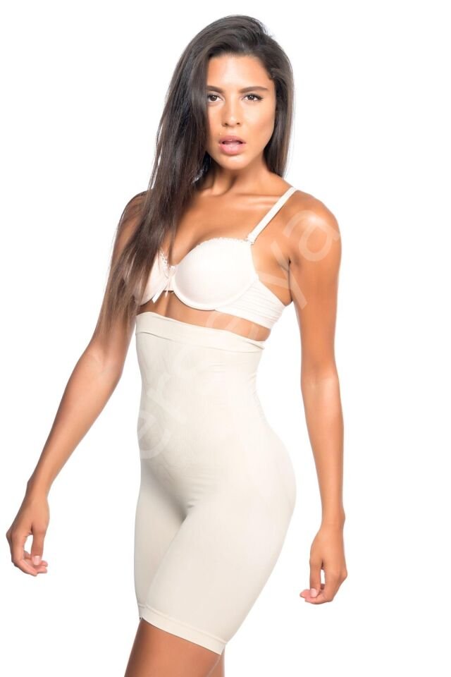 Ten Mı Emay 2077 Yüksek Bel Desenli Paçalı Korse